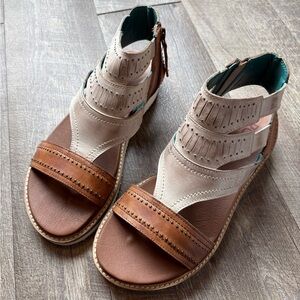 Women's Bedstu Carlotta II Sandals Tan + Bone